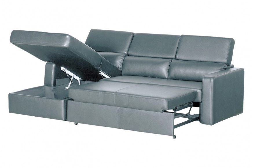 Stanza™ Kahlil Left Facing Sectional - Gray