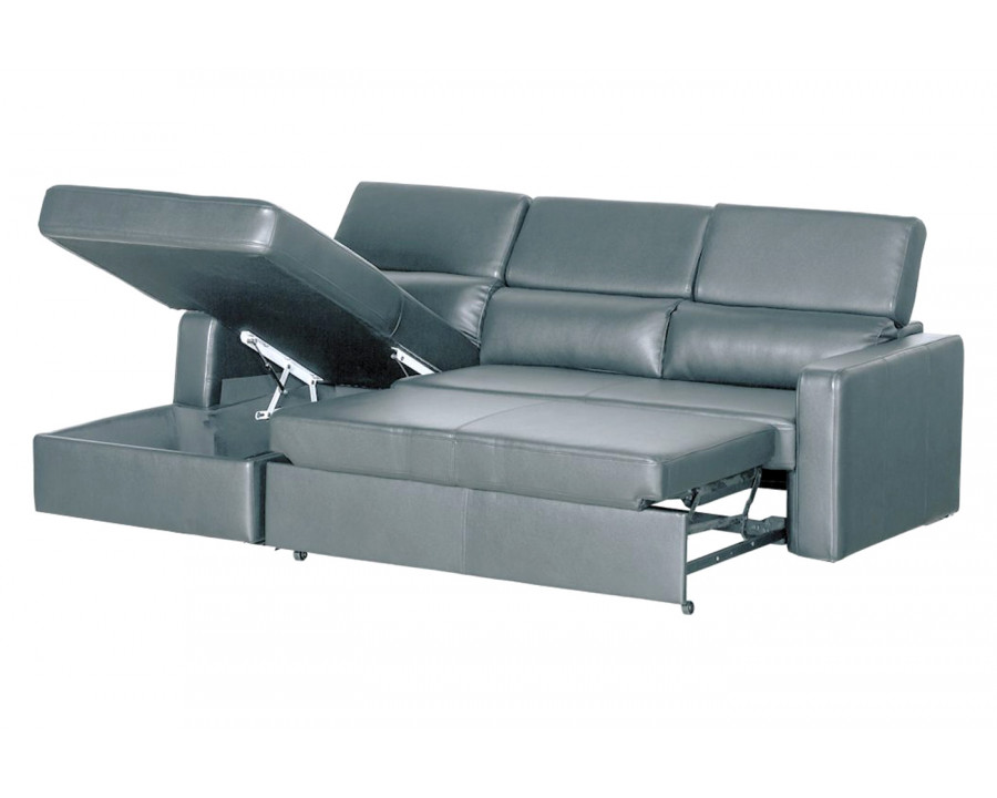 Stanza Kahlil Left Facing Sectional - Gray