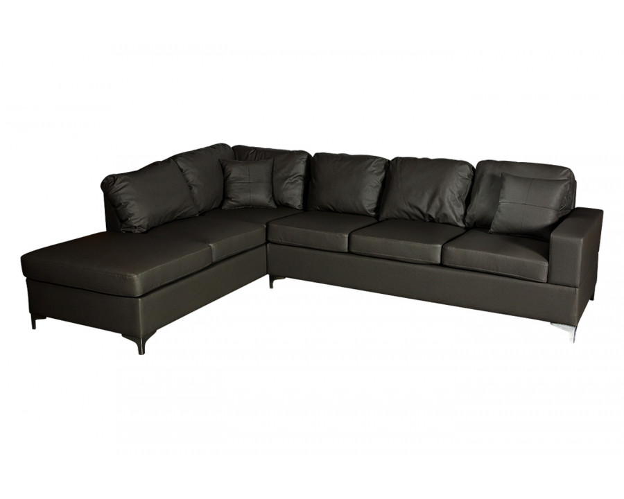 Stanza KIVA Left Facing Sectional - Black