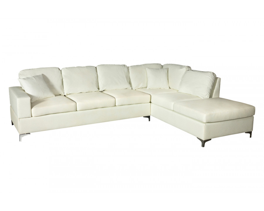 Stanza KIVA Right Facing Sectional - White