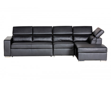 Stanza™ Klaus Left Facing Sectional - Black