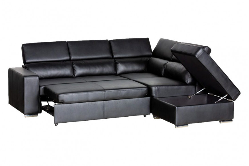 Stanza™ Klaus Right Facing Sectional - Black