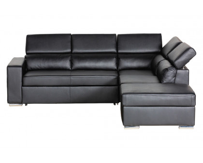 Stanza™ Klaus Right Facing Sectional - Black