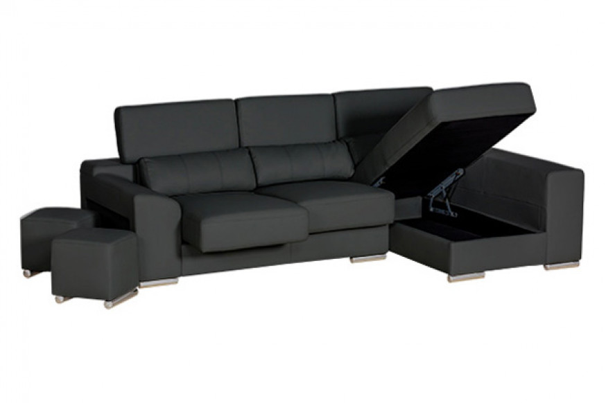 Stanza™ London Right Facing Sectional - Black