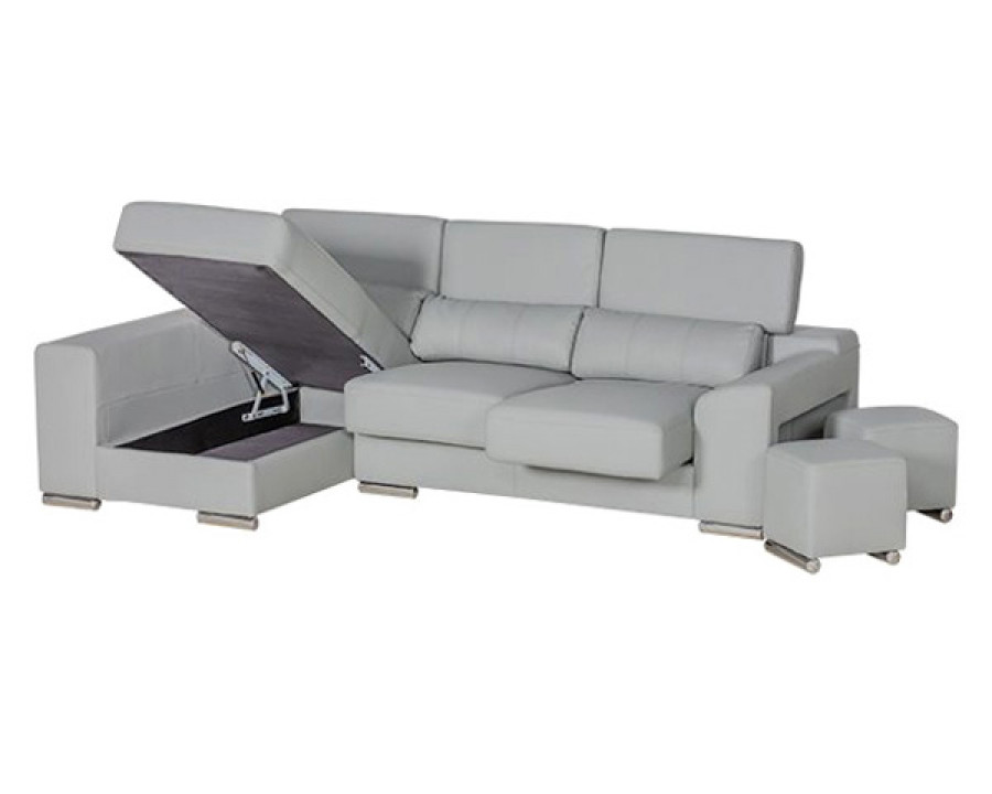 Stanza London Left Facing Sectional - Gray