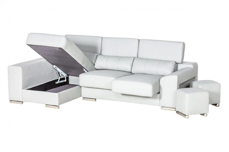 Stanza™ London Left Facing Sectional - White