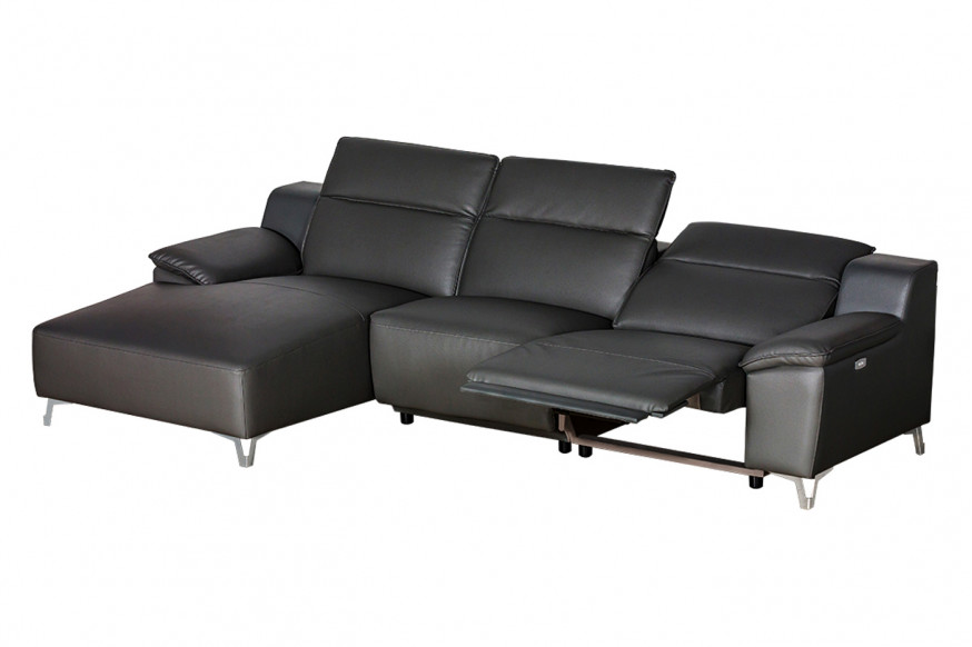 Stanza™ Melanie Right Facing Sectional - Black