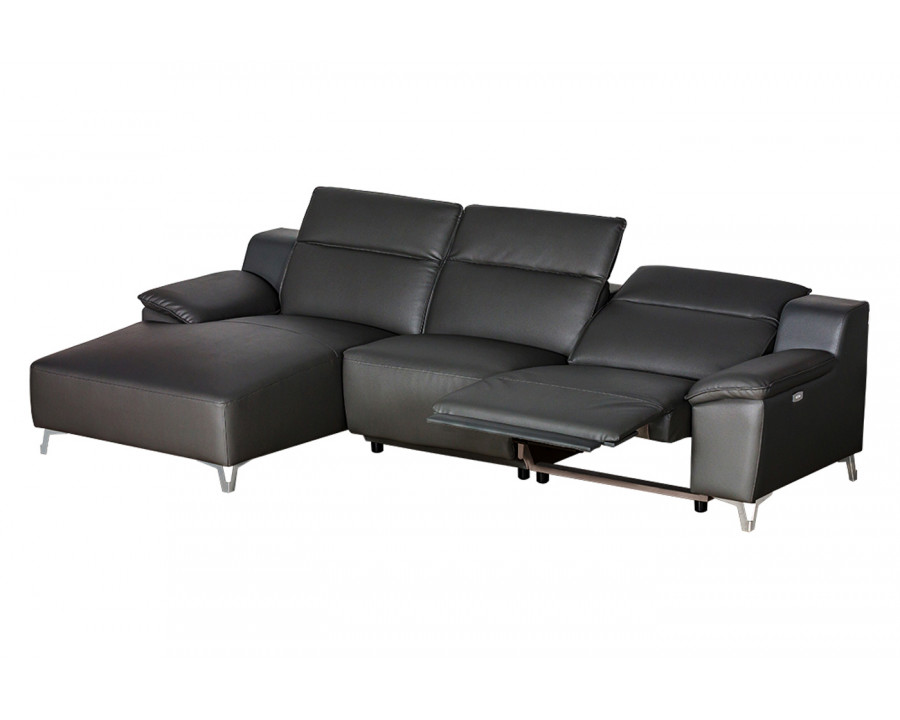 Stanza Melanie Right Facing Sectional - Black