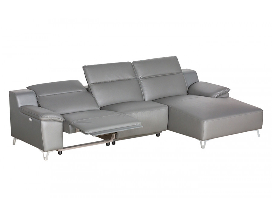 Stanza Melanie Left Facing Sectional - Gray