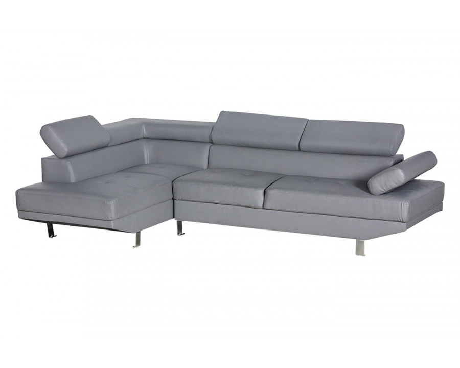 Stanza Mykonos Left Facing Sectional - Gray