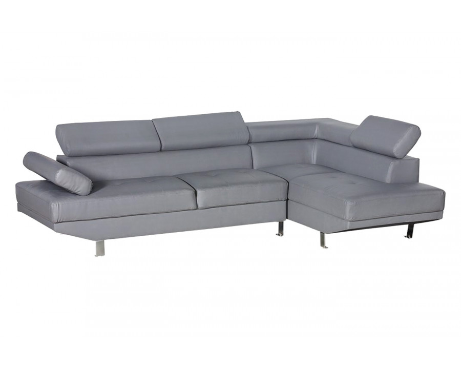 Stanza Mykonos Right Facing Sectional - Gray