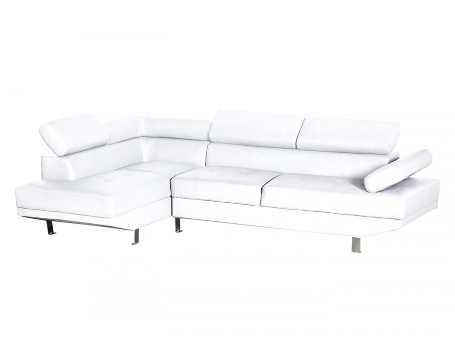 Stanza Mykonos Left Facing Sectional - White