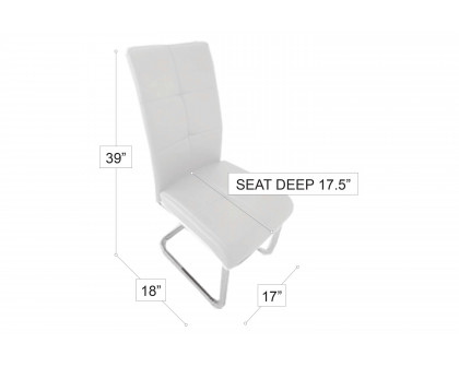 Stanza Oswaldo Dining Chair - White