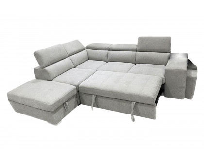 Stanza - Positano Left Facing Eco Leather Sectional