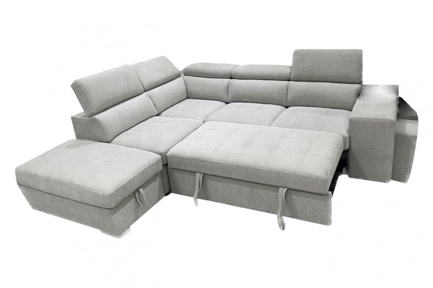 Stanza™ Positano Left Facing Fabric Sectional - Gray