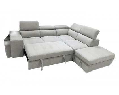 Stanza - Positano Left Facing Eco Leather Sectional