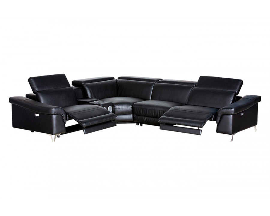 Stanza Spartacus Recliner Sectional - Black