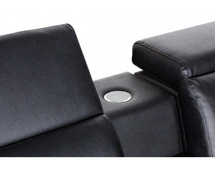 Stanza Spartacus Recliner Sectional - Black