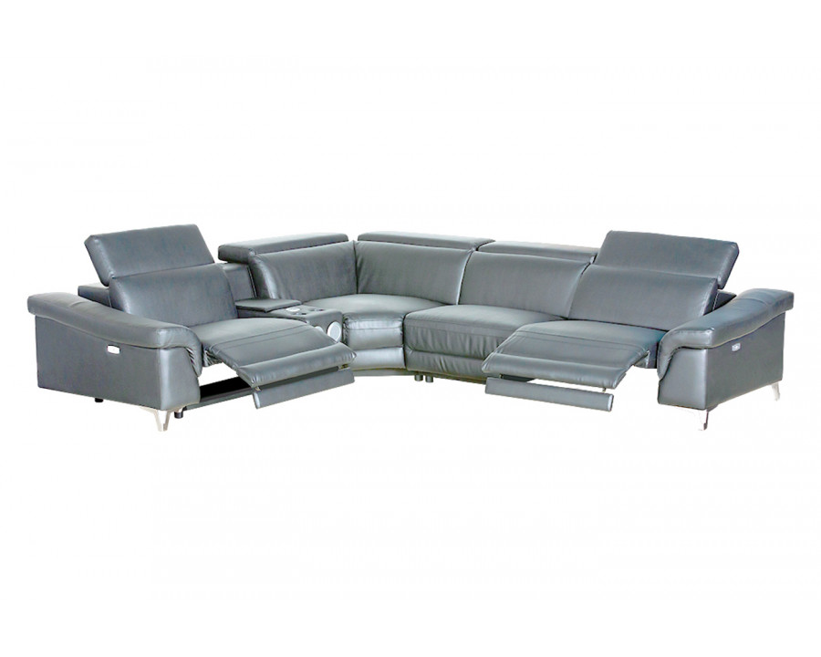 Stanza Spartacus Recliner Sectional - Gray