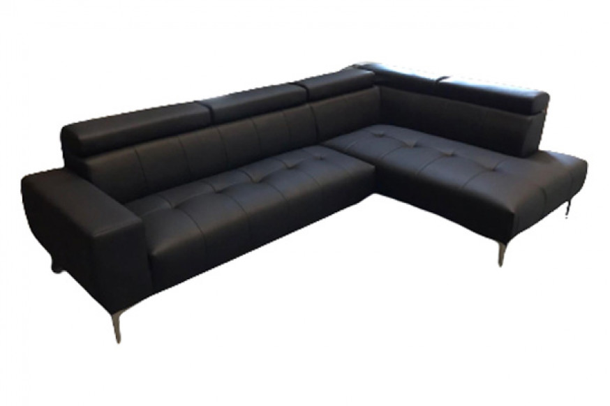 Stanza™ Turin Right Facing Sectional - Black