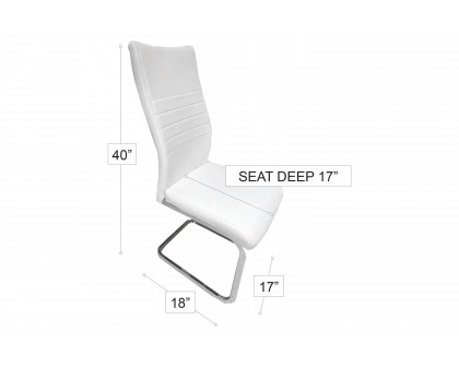 Stanza Vegas Dining Chair - White