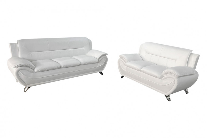 Stanza™ Venecia Living Room Set - White