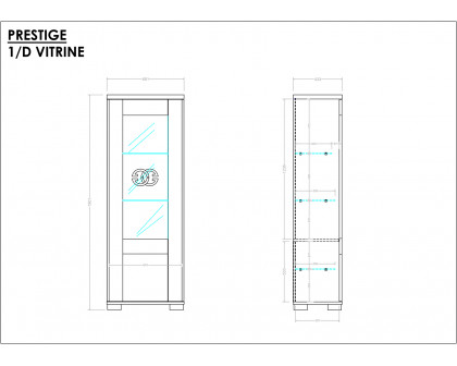 Status - Prestige 3-Door TV Stand