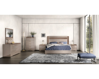 Status Nora Queen Size Bed with Light