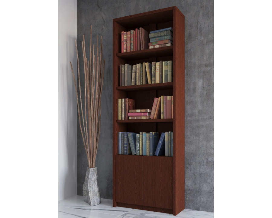 Styles Bookcase with Doors - Mahogany