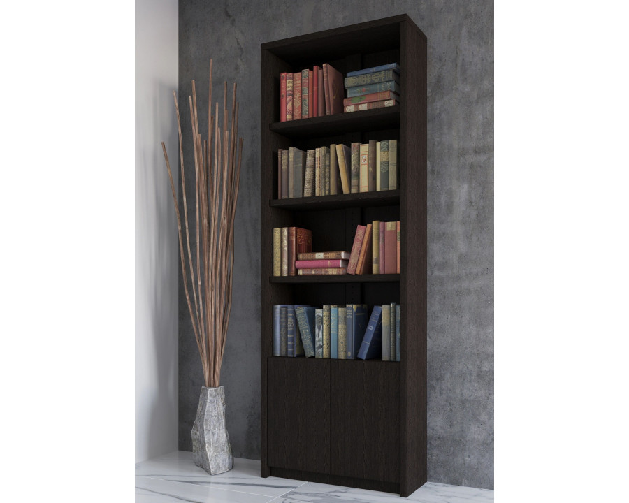 Styles Bookcase with Doors - Venge