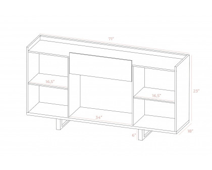 Styles - Gloss 9 TV Stand