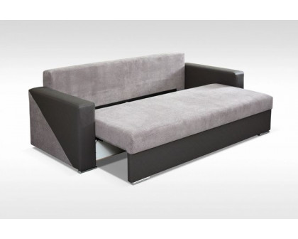 Styles - Ines Sofa in Gray, Microfiber/Microsuede