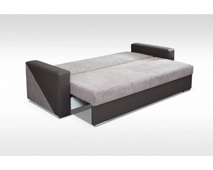 Styles - Ines Sofa in Gray, Microfiber/Microsuede