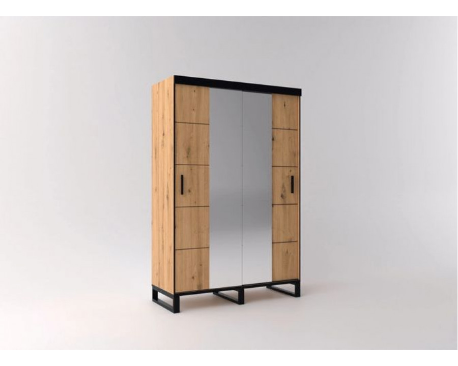 Styles Loft 59" Wardrobe - Votan, Manufactured Wood