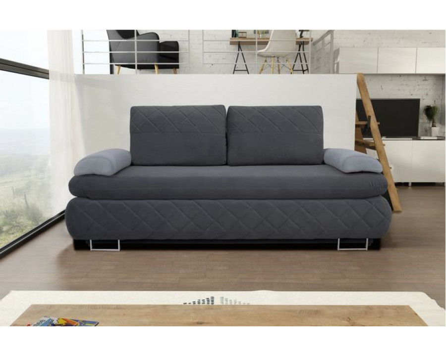 Styles - Marietta Sofa in Gray, Fabric