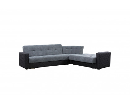 Styles Porto Sectional - Gray, Fabric