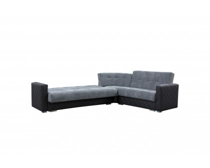 Styles Porto Sectional - Gray, Fabric