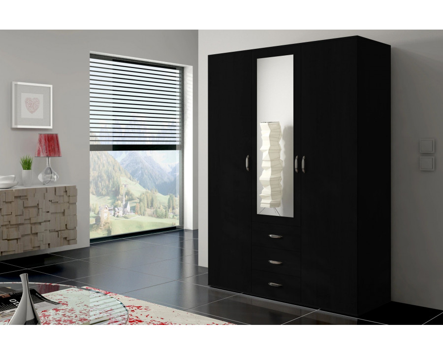 Styles Orlando 59" Wardrobe - Black