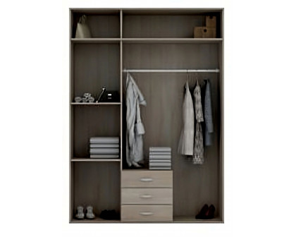 Styles Orlando 59" Wardrobe - Black