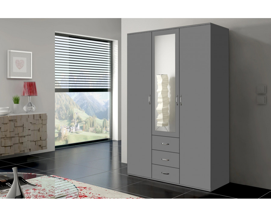 Styles Orlando 59" Wardrobe - Gray