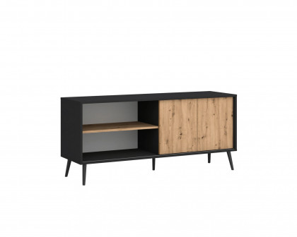 Styles - Toronto TV Stand in Black/Oak