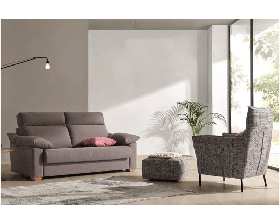 Suinta - Robin Convertible Sofa Bed in Fabric, 160x200cm