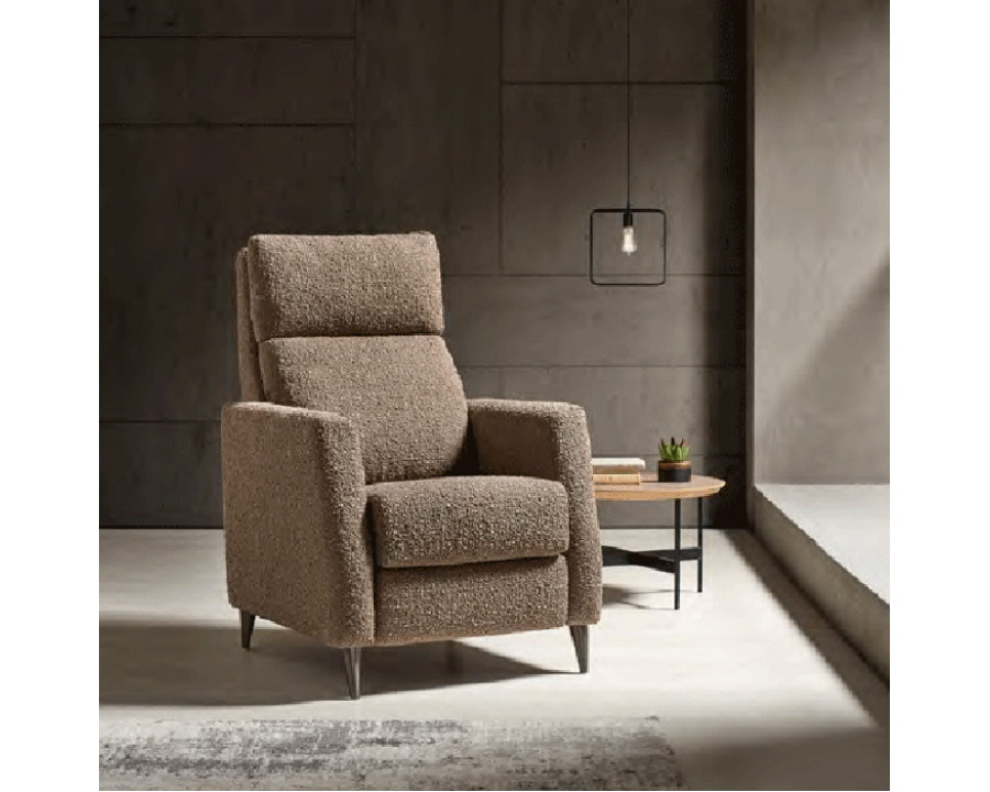 Suinta Aura Fixed Armchair - Fabric, Square Arms