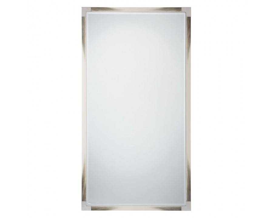 Theodore Alexander - Cutting Edge Floor Mirror in Longhorn White