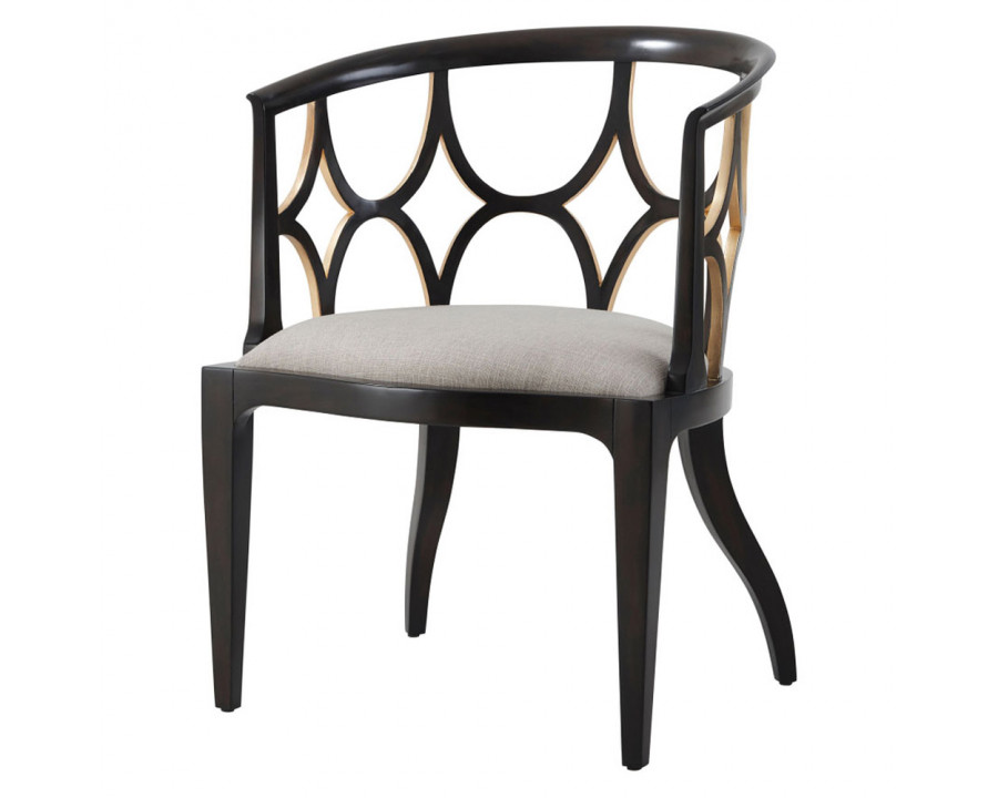 Theodore Alexander - Ebonised Connaught Accent Chair