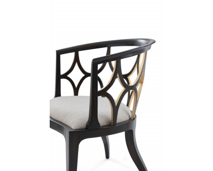 Theodore Alexander™ - Ebonised Connaught Accent Chair