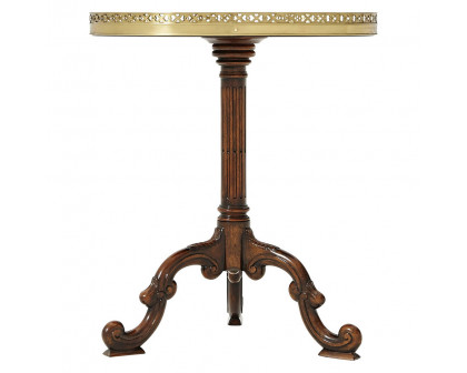 Theodore Alexander Radiating Parquetry Accent Table