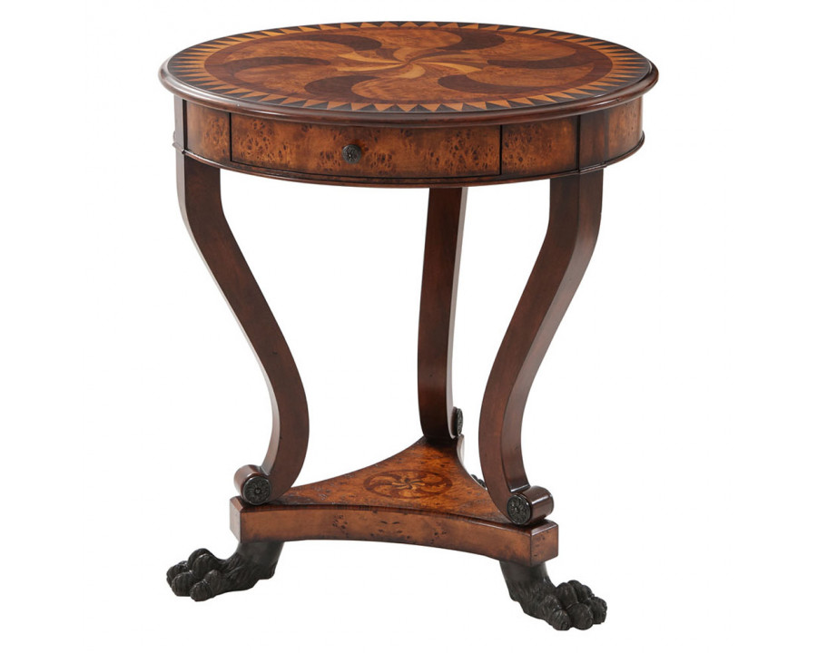 Theodore Alexander - Burl Swirls Side Table