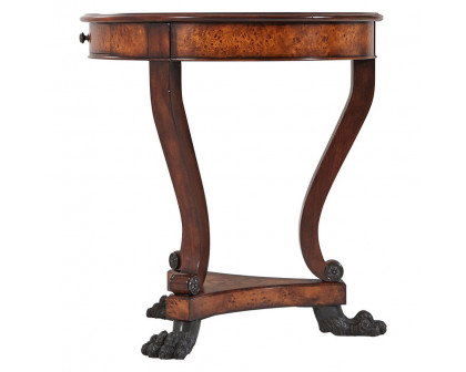 Theodore Alexander - Burl Swirls Side Table