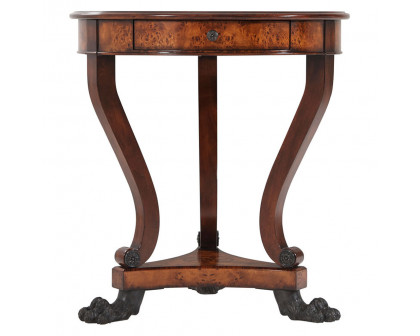 Theodore Alexander - Burl Swirls Side Table